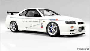 BeamNG Nissan Car Mod: Skyline GT-R R34 (RLA) 0.33 (Featured)