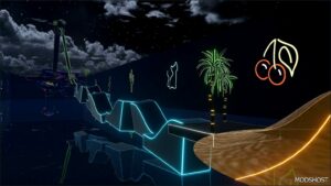 BeamNG Map Mod: Neon Parkour V1.041 0.33 (Image #2)