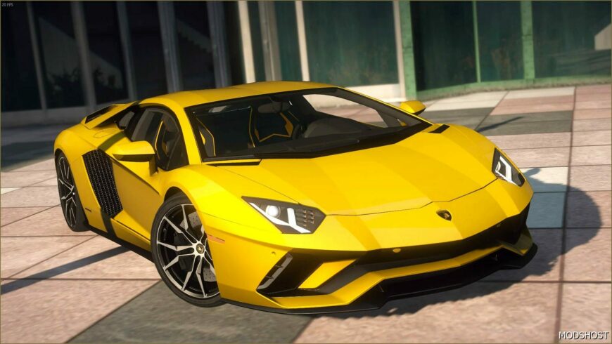 GTA 5 Lamborghini Vehicle Mod: 2017 Lamborghini Aventador S OIV | Manual Spoiler | Add-On V2.0 (Featured)