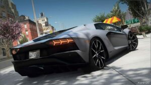 GTA 5 Lamborghini Vehicle Mod: 2017 Lamborghini Aventador S OIV | Manual Spoiler | Add-On V2.0 (Image #4)