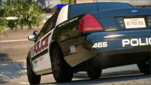 GTA 5 Ford Vehicle Mod: Nfshp: 2008 Ford Crown Victoria Scpd Add-On | NON ELS | Sound | Template V2.1 (Image #2)