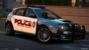 GTA 5 Subaru Vehicle Mod: Nfshp: 2008 Subaru Impreza WRX STI Scpd Add-On | NON ELS | Sounds | Template V2.0 (Featured)