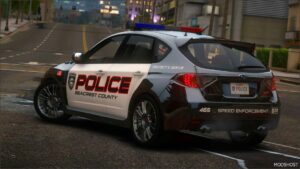 GTA 5 Subaru Vehicle Mod: Nfshp: 2008 Subaru Impreza WRX STI Scpd Add-On | NON ELS | Sounds | Template V2.0 (Image #2)