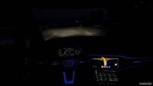 ETS2 Audi Car Mod: A6 55 Tfsi 2020 V2.7 1.51 (Image #2)