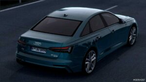 ETS2 Audi Car Mod: A6 55 Tfsi 2020 V2.7 1.51 (Image #3)