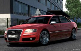 ETS2 Audi Car Mod: A8 D3 V4.6 1.51 (Featured)