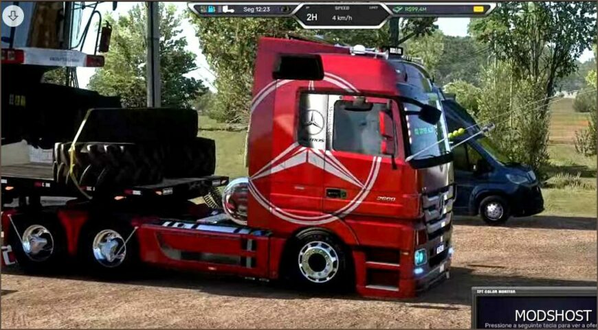 ETS2 Mercedes-Benz Truck Mod: Mercedes Benz Actros 2009 Rebaixado 1.51 (Featured)