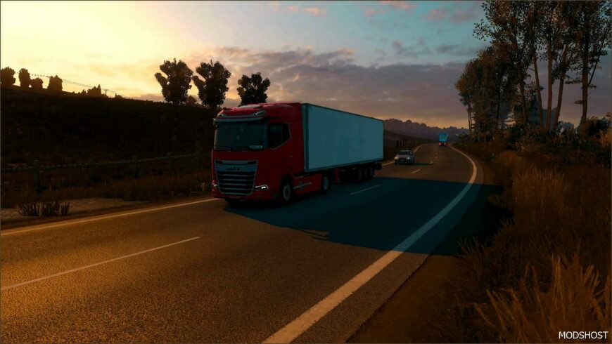 ETS2 ReShade Mod: Late Winter Reshade (Featured)