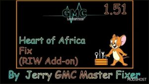 ETS2 Map Mod: Heart of Africa FIX (RIW Addon) (Featured)