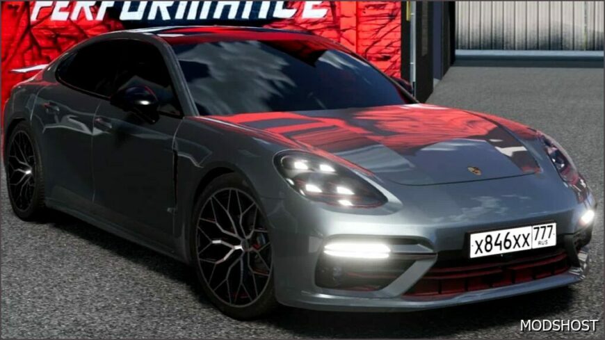 BeamNG Porsche Car Mod: Panamera Revamp V0.9 0.33 (Featured)