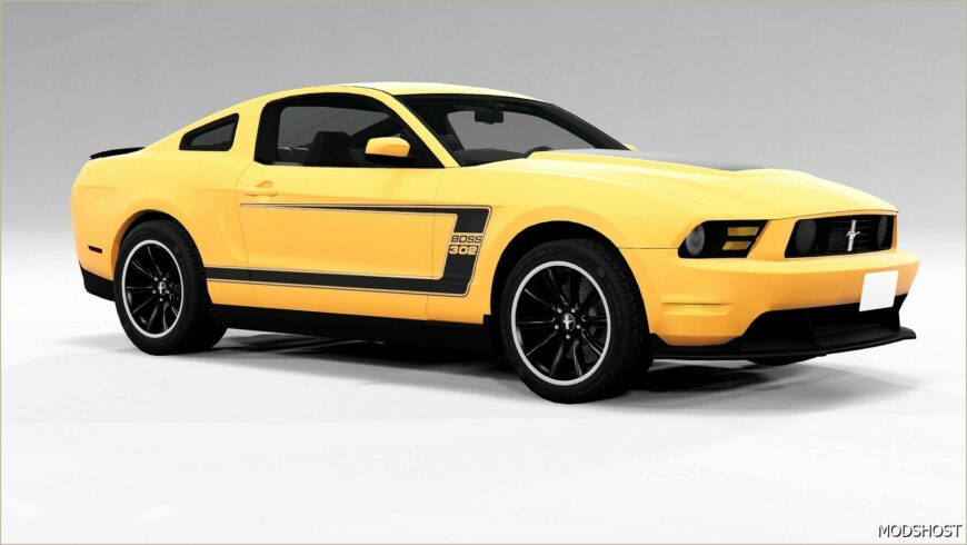 BeamNG Ford Car Mod: Mustang Sport 2010-12 V2.2 0.33 (Featured)