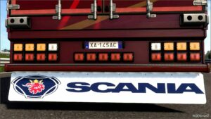 ETS2 Scania Part Mod: Mudflap Scania SCS BOX 30 09 2024 1.51 (Image #3)