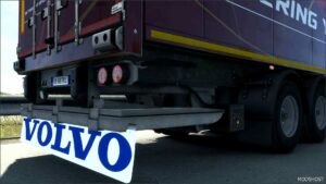 ETS2 Volvo Mod: Mudflap Volvo SCS BOX 30 09 2024 1.51 (Image #3)