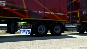 ETS2 Volvo Mod: Mudflap Volvo SCS BOX 30 09 2024 1.51 (Image #6)