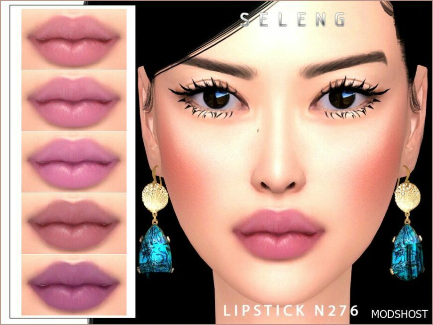 Sims 4 Lipstick Makeup Mod: N276 (Featured)