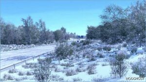 ETS2 Winter Mod: Frosty Winter Weather Mod V9.9 (Featured)