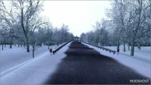 ETS2 Winter Mod: Frosty Winter Weather Mod V9.9 (Image #2)