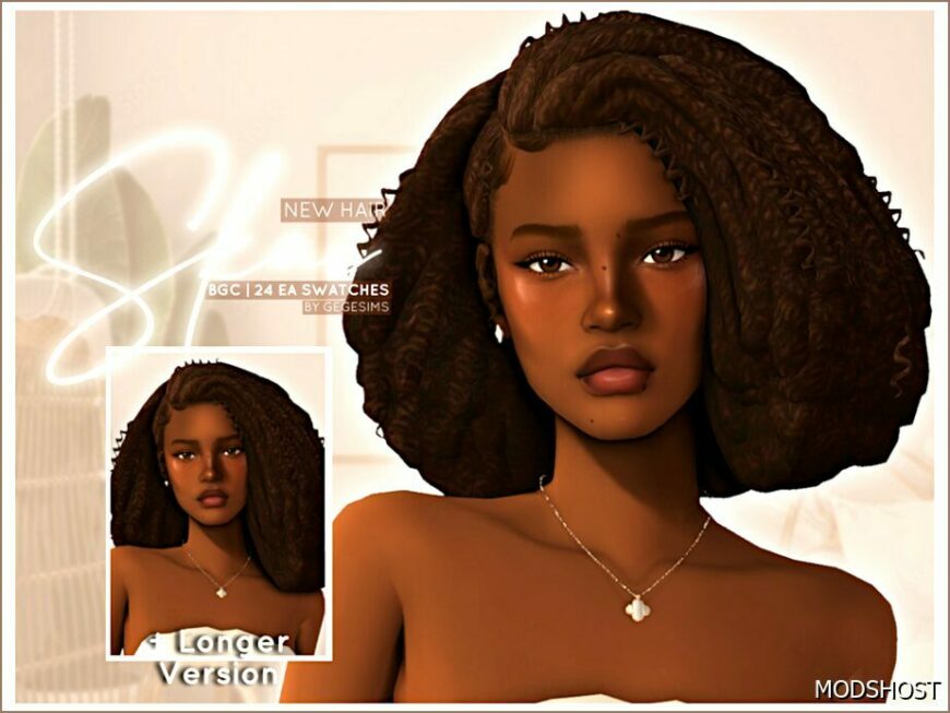 Sims 4 Female Mod: Gegesims Skai Hair (Featured)