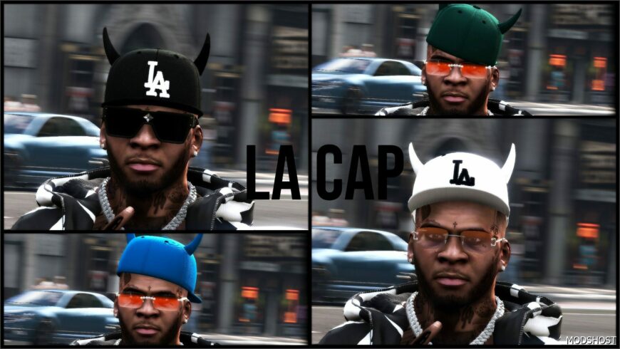 GTA 5 Player Mod: LA Devil CAP for Franklin (Featured)