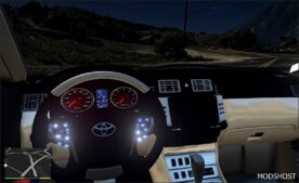 GTA 5 Toyota Vehicle Mod: Mark X 300G Premium Vertiga KIT Add-On V1.1 (Image #5)