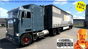 ETS2 Kenworth Truck Mod: K100 V6.1 1.51 (Featured)