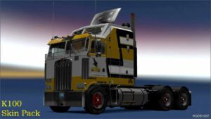 ETS2 Kenworth Mod: K100 Skins Pack 1.51 (Image #2)