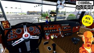 ATS Kenworth Truck Mod: K100 V6.1 1.51 (Image #2)