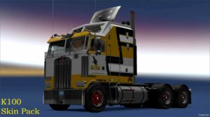 ATS Kenworth Mod: K100 Skins Pack V3.1 (Featured)