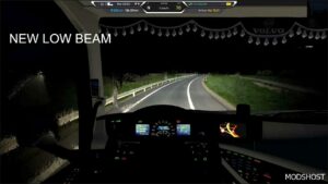 ETS2 Headlights Part Mod: Original HeadLighs Improved (Image #3)