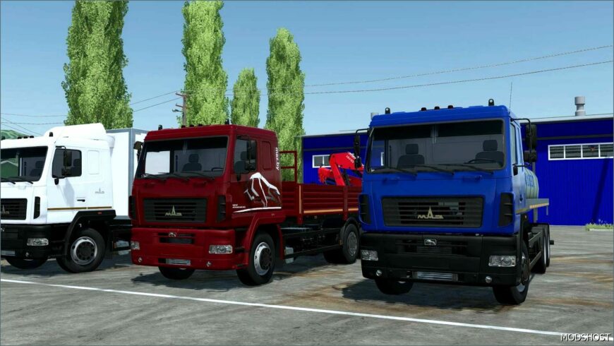 FS22 Truck Mod: MAZ-6312 FIX V1.1 (Featured)