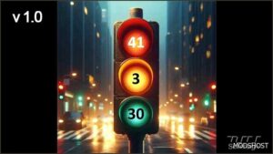 ETS2 Realistic Mod: Traffic Lights with Realistic Timing 1.51 (Featured)