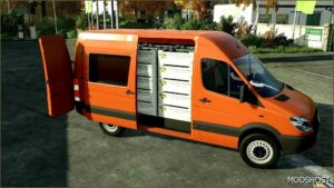 FS22 Vehicle Mod: MB Sprinter 3X AL V1.4.1 (Featured)