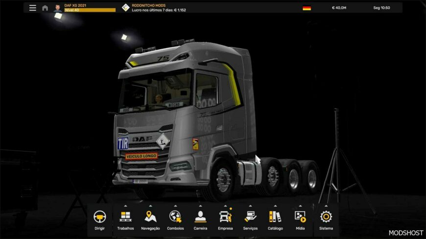 ETS2 DAF Save Mod: Profile DAF XF 2021 18 09 2024 1.51 (Featured)