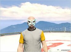 GTA 5 Player Mod: Gothic Butterfly Mask (Image #3)