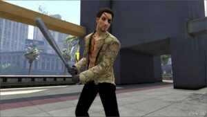 GTA 5 Player Mod: Goro Majima – Yakuza/Like A Dragon Add-On PED (Image #2)