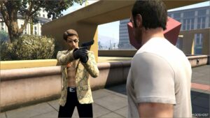 GTA 5 Player Mod: Goro Majima – Yakuza/Like A Dragon Add-On PED (Image #4)