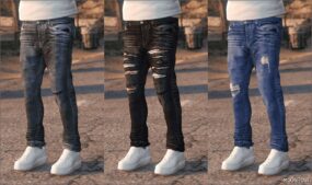 GTA 5 Player Mod: Skinny Jeans for MP Male (Image #2)