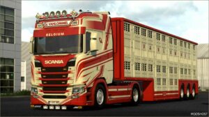 ETS2 Mod: Vanlommel Combo Skin (Image #2)