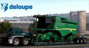 ATS Trailer Mod: Corby Deloupe Lowboy V2.1 1.51 (Featured)