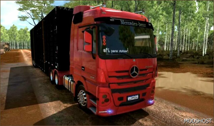 ETS2 Mercedes-Benz Truck Mod: Mercedes Actros 1.51 (Featured)