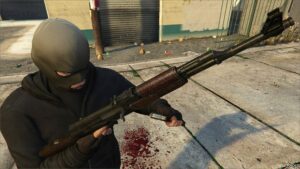 GTA 5 Weapon Mod: AK47 Auto Kalash Animated (Image #2)