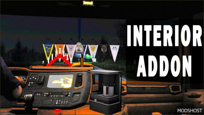 ETS2 Part Mod: Interior Addon by Wolli V1.5 (Featured)