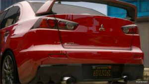 GTA 5 Mitsubishi Vehicle Mod: Nfshp: 2008 Mitsubishi Lancer Evolution X Add-On | Template (Image #3)