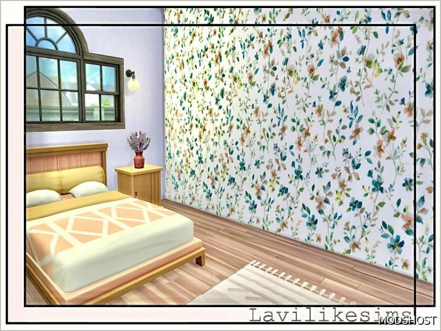 Sims 4 Wall Mod: Climbing Flowers (Featured)