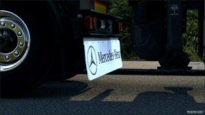 ETS2 Mercedes-Benz Part Mod: Mudflap Mercedes-Benz SCS BOX 10 10 2024 1.51 (Image #3)