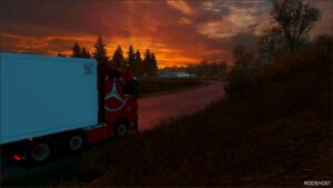 ETS2 ReShade Mod: Latewinter Reshade V1.1 (Image #5)