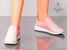 Sims 4 Female Shoes Mod: Child Sneakers (Image #2)