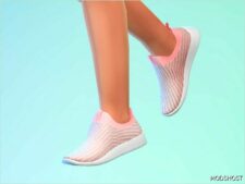 Sims 4 Female Shoes Mod: Child Sneakers (Featured)