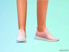 Sims 4 Female Shoes Mod: Child Sneakers (Image #3)