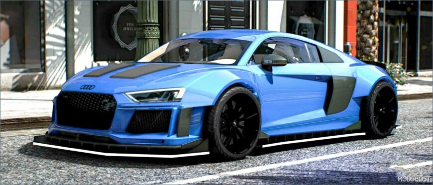 GTA 5 Audi Vehicle Mod: R8 Widebody (Featured)